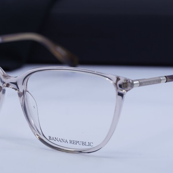 Banana Republic BR225 0SD9 00 Square Eyeglasses 53mm – Transparent Beige - Picture 4 of 10